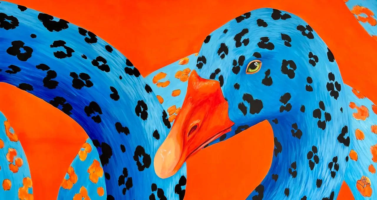 Image of Intertwining by Ivanka Nechyporyk, size: 100x200 cm, made of Acrylic on canvas, Painting medium, from Kyiv, priced at $4000