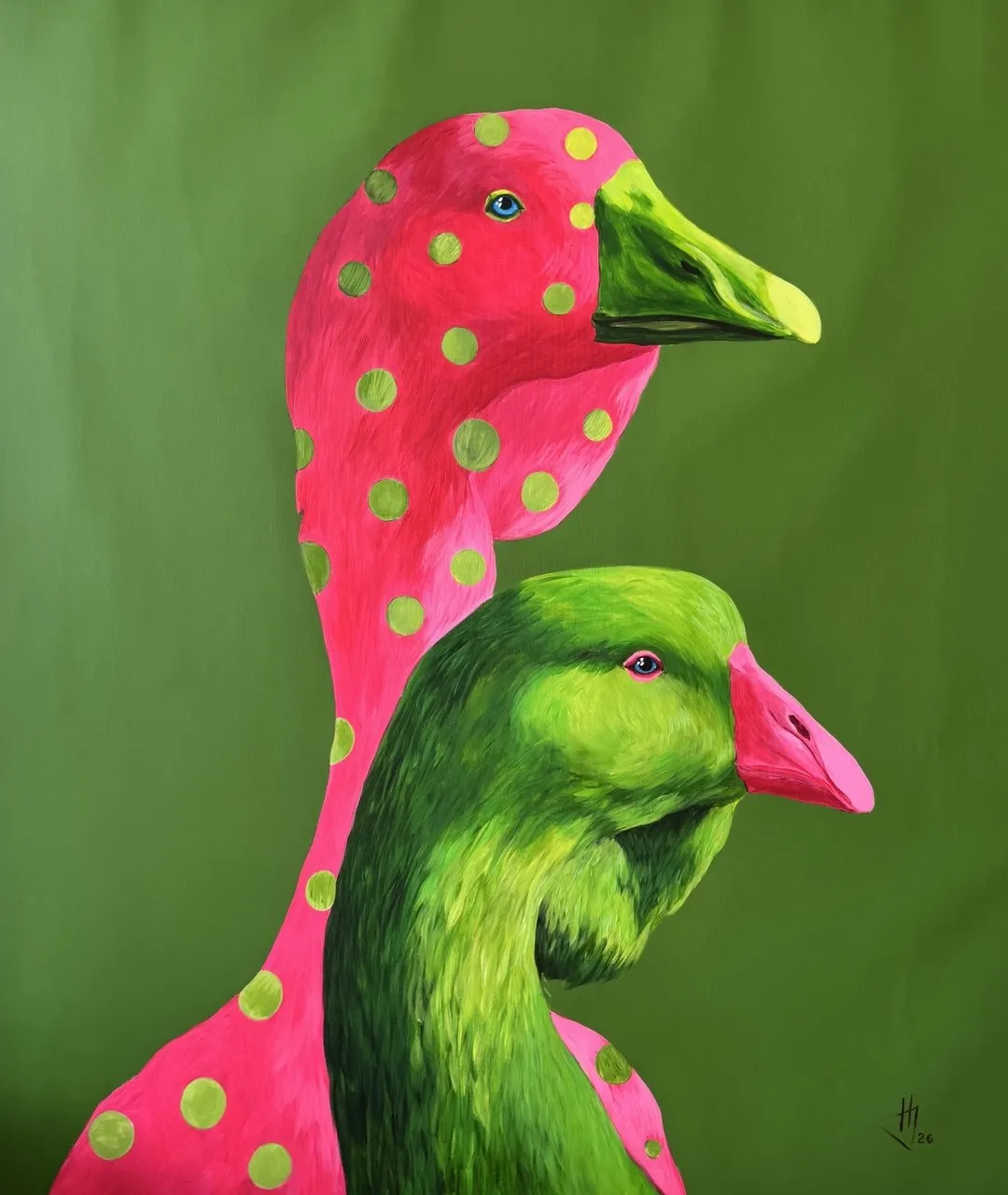 Image of Poster "Dopamine" by Ivanka Nechyporyk, size: 40x60 cm, made of Paper, Printing medium, from Kyiv, part of the Posrets series, priced at $100