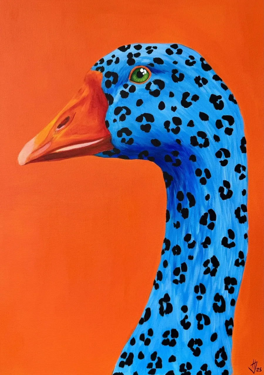 Image of Poster "Leo" by Ivanka Nechyporyk, size: 40x60cm, made of Paper, Printing medium, from Kyiv, part of the Posrets series, priced at $100