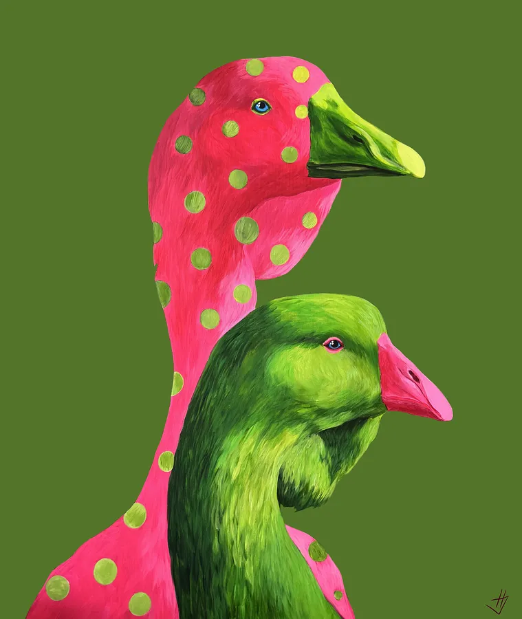 Image of Poster "Dopamine" by Ivanka Nechyporyk, size: 40x60 cm, made of Paper, Printing medium, from Kyiv, part of the Posrets series, priced at $80