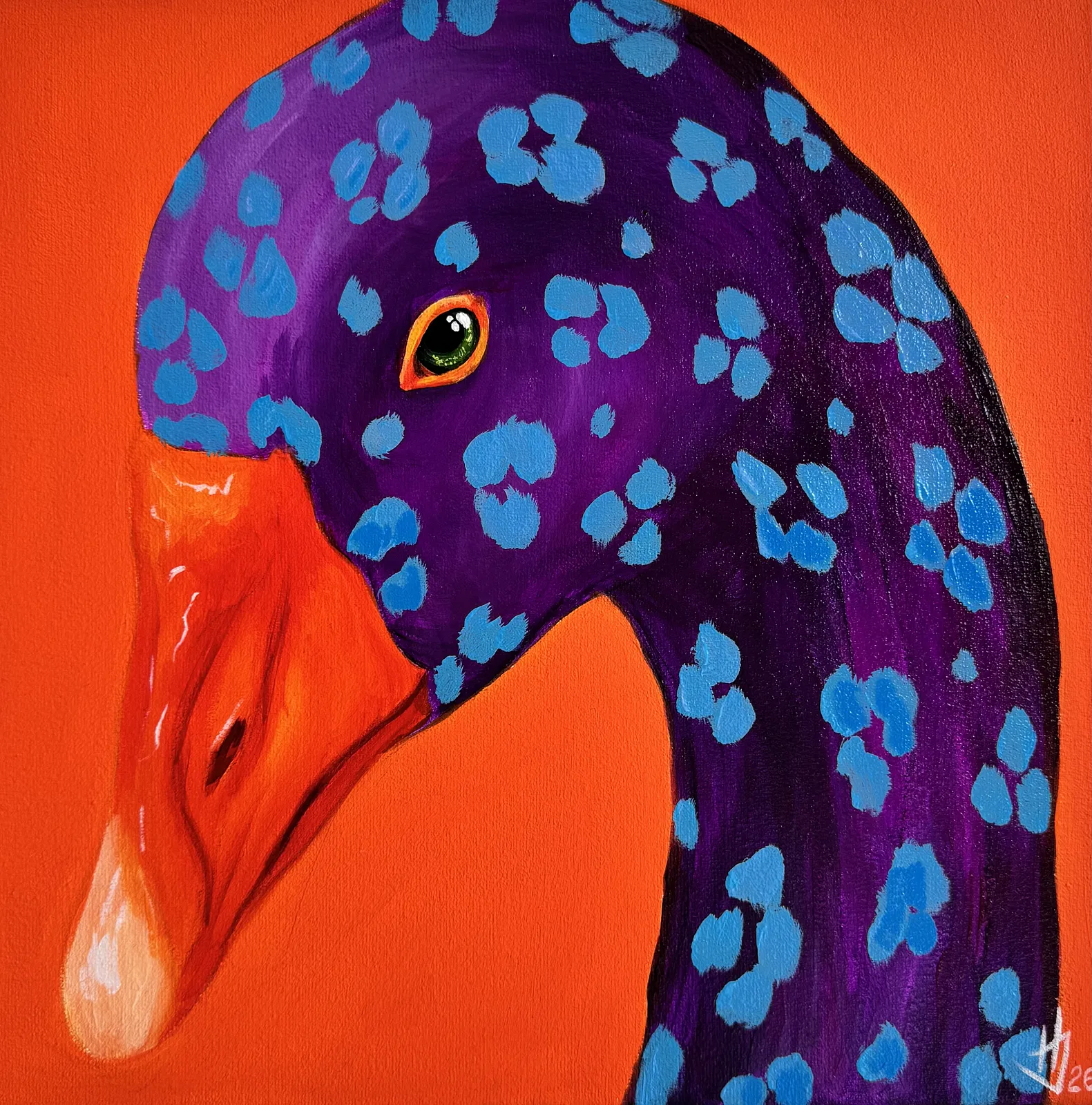 Image of Poster “Leo” by Ivanka Nechyporyk, size: 50x50cm, made of Paper , Printing medium, from Kyiv, part of the Posrets series, priced at $120