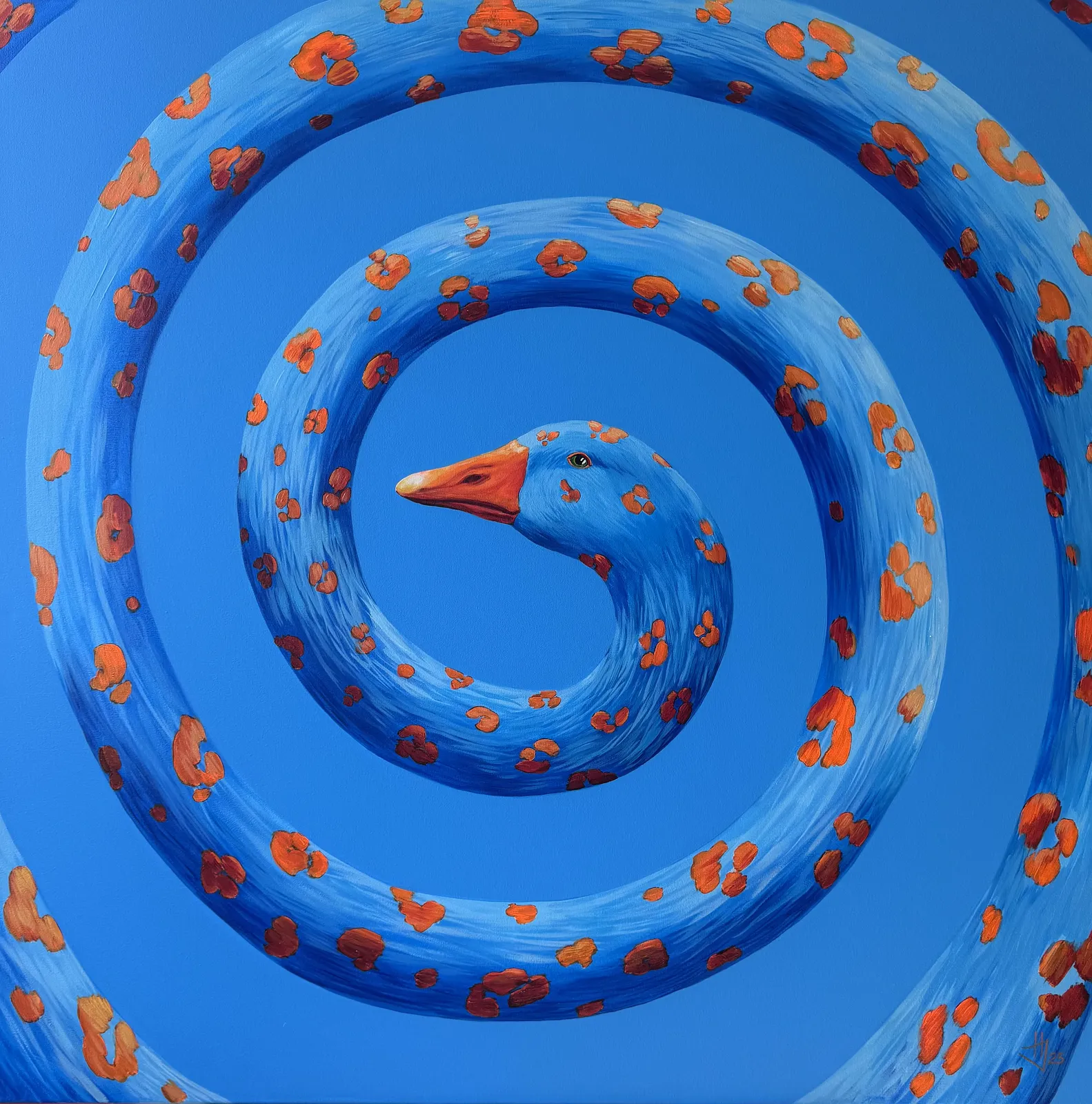 Image of Poster “Orgins of Infinity” by Ivanka Nechyporyk, size: 50x50cm, made of Paper , Printing medium, from Kyiv, part of the Posrets series, priced at $120
