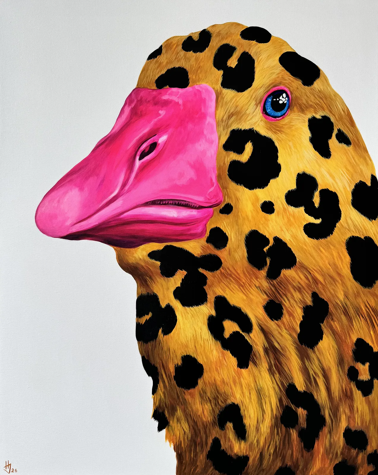 Image of Leo by Ivanka Nechyporyk, size: 80x100cm, made of Acrylic on canvas , Painting medium, from Kyiv, priced at $2500