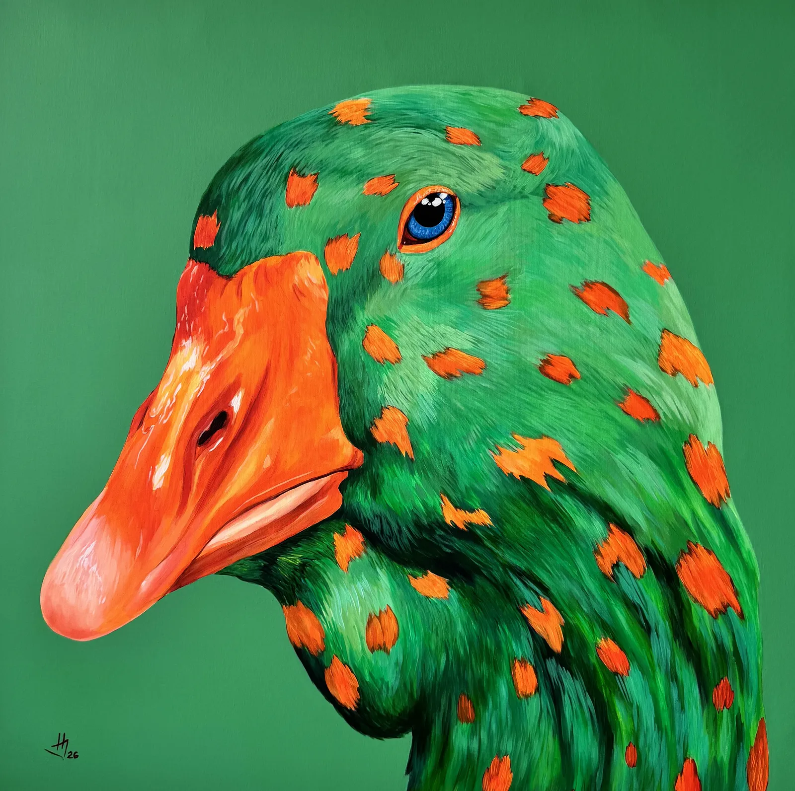 Image of Emergence  by Ivanka Nechyporyk, size: 100x100 cm, made of Acrylic on canvas , Painting medium, from Kyiv, Ukraine, priced at $2600