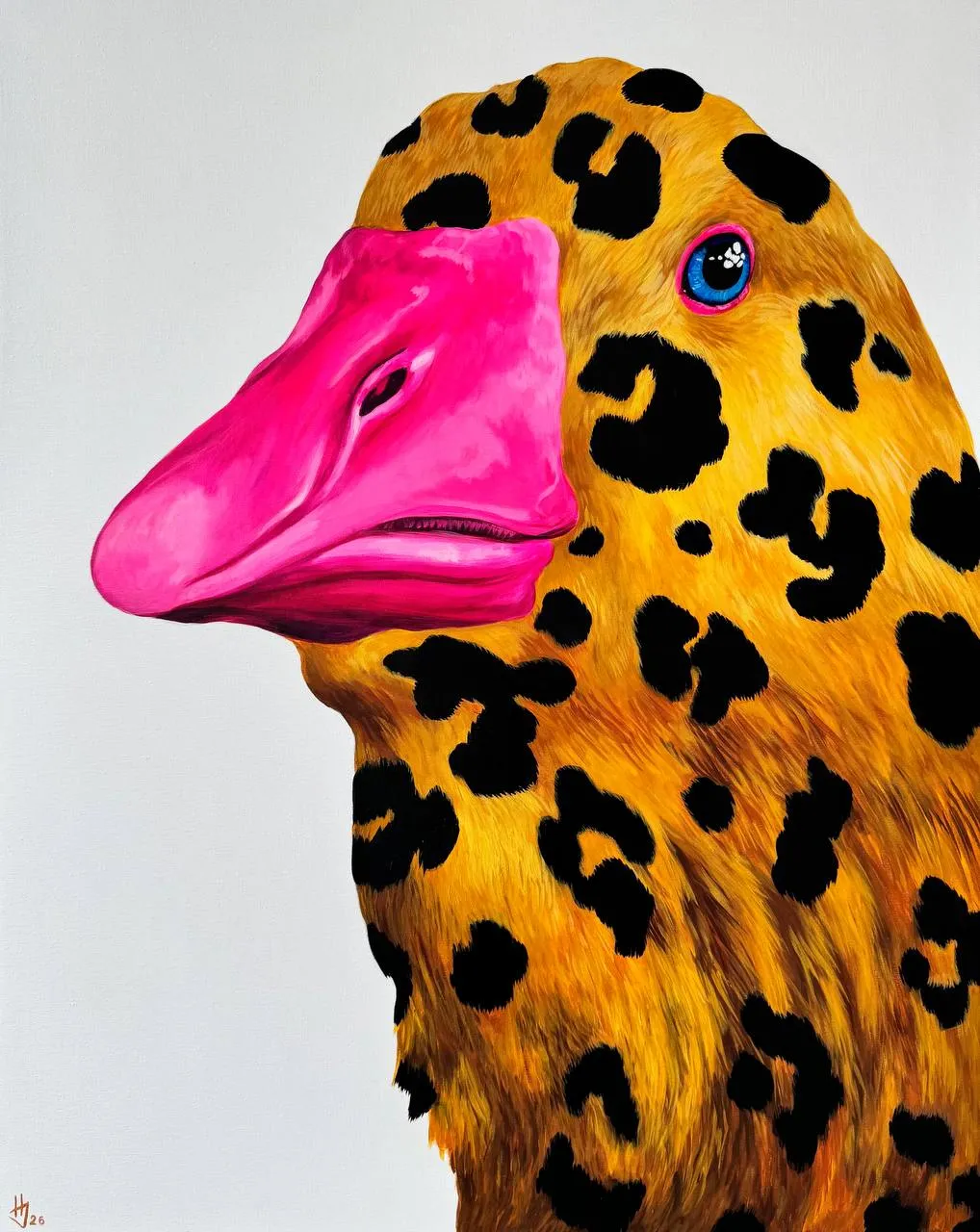 Image of Poster "Leo" by Ivanka Nechyporyk, size: 70x50cm, Printing medium, from Kyiv, part of the Posrets series, priced at $120