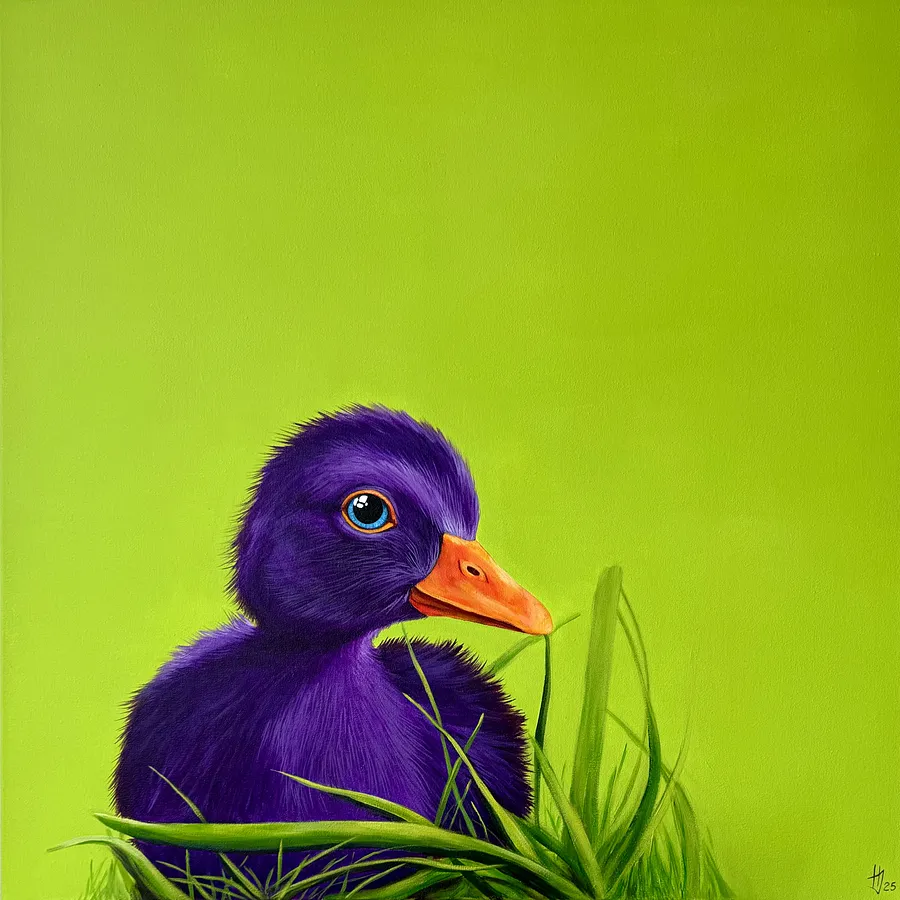 Image of Baby by Ivanka Nechyporyk, size: 80x80cm, Painting medium, priced at $1500