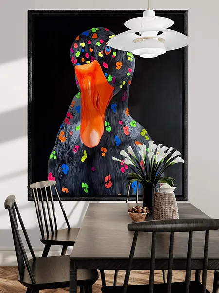 Image of Light in the darkness by Ivanka Nechyporyk, size: 145x125cm, made of Acrylic on canvas, Painting medium, from Kyiv, priced at $3600 Photo 3 of 5.