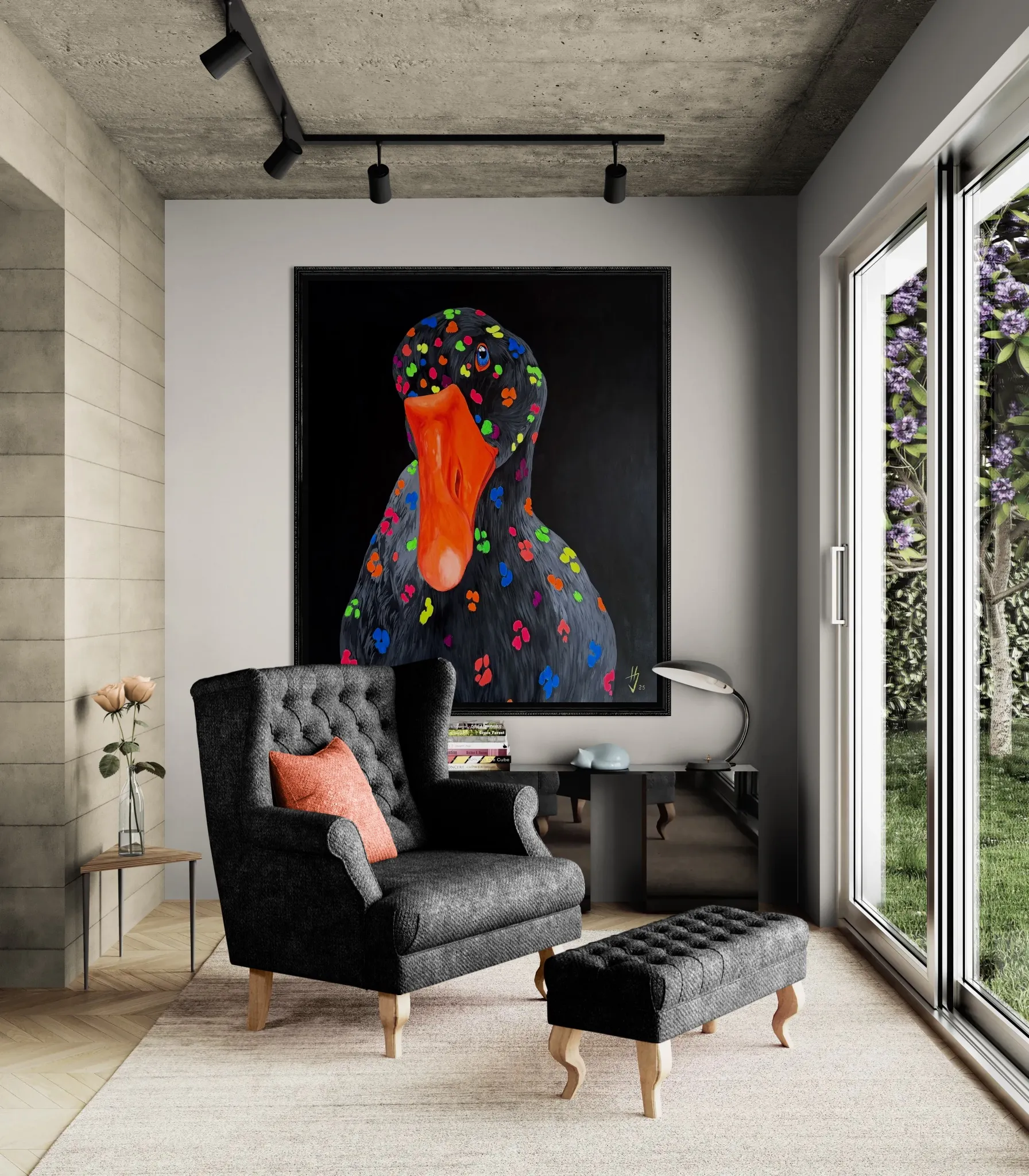Image of Light in the darkness by Ivanka Nechyporyk, size: 145x125cm, made of Acrylic on canvas, Painting medium, from Kyiv, priced at $3600 Photo 5 of 5.