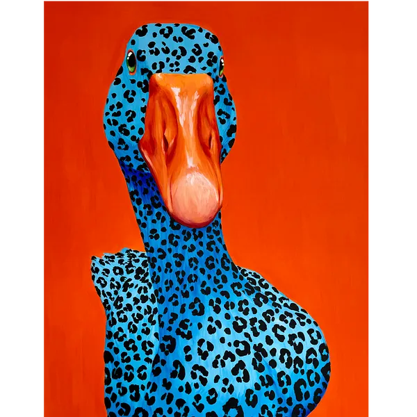 Image of Leopard by Ivanka Nechyporyk, size: 90x145cm, Painting medium, priced at $3400