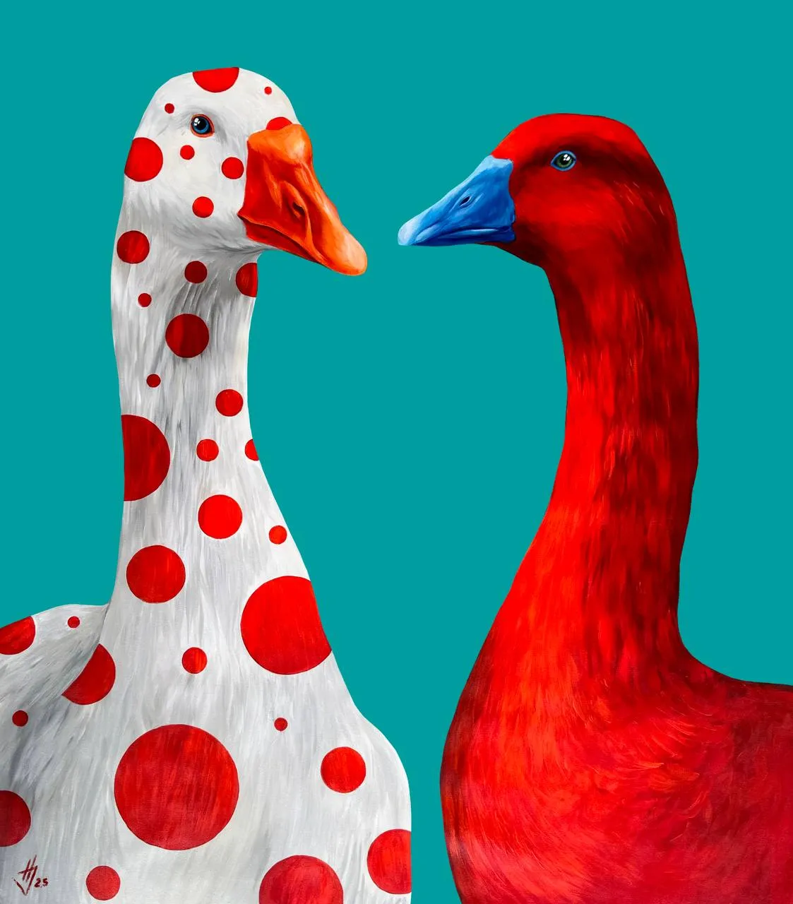 Image of Influence by Ivanka Nechyporyk, size: 120х100cm, made of Acrylic on canvas, Painting medium, from Kyiv, priced at $3400