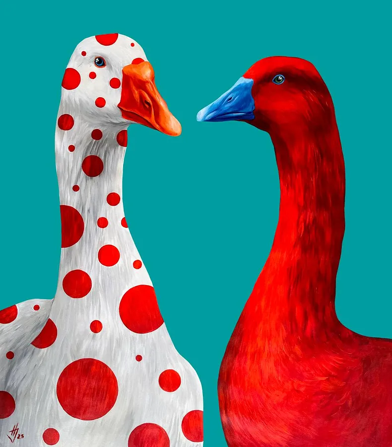 Image of Influence by Ivanka Nechyporyk, size: 120х100cm, made of Acrylic on canvas, Painting medium, from Kyiv, priced at $3400