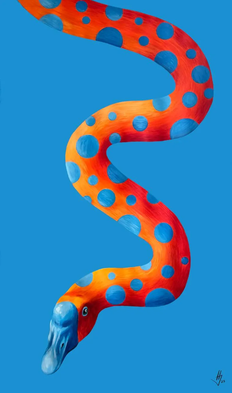 Image of Untitled by Ivanka Nechyporyk, size: 150x91 cm, made of Acrylic on canvas, Painting medium, from Kyiv, priced at $3400 Photo 1 of 3.