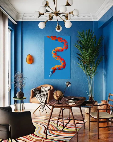 Image of Untitled by Ivanka Nechyporyk, size: 150x91 cm, made of Acrylic on canvas, Painting medium, from Kyiv, priced at $3400 Photo 3 of 3.